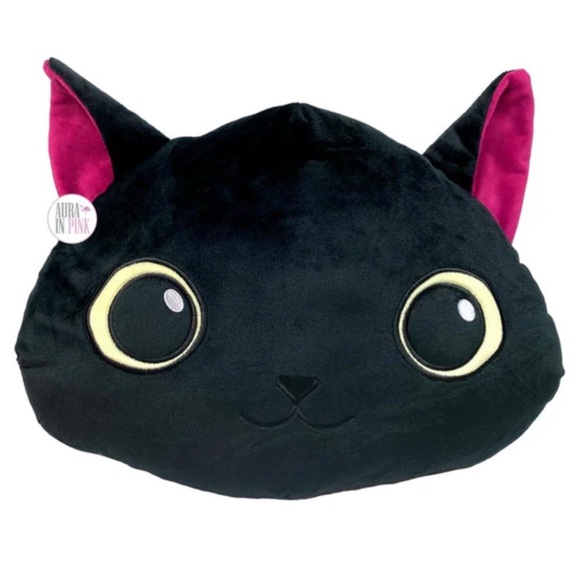 Microwaveable Snuggle Buddy - Black Cat Plush Toy - Picture 1 of 3